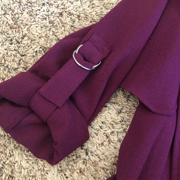 Jennifer Lopez trench coat. NWT. Sz.XS - Picture 3 of 5